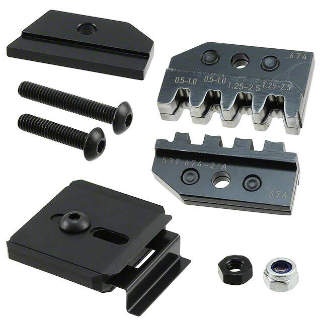 539674-2 TE Application Tooling  Crimpadoras - Juegos de matrices para cabezales de crimpado